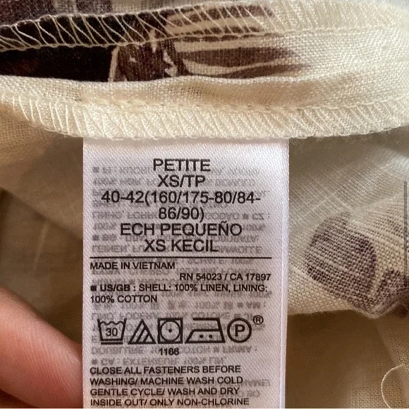 Banana Republic Linen Landscape Safari Print Mini Dress - Picture 2 of 4